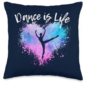 Brandnew Dance is Life Decorative ballerina pillow for your beautiful dancers